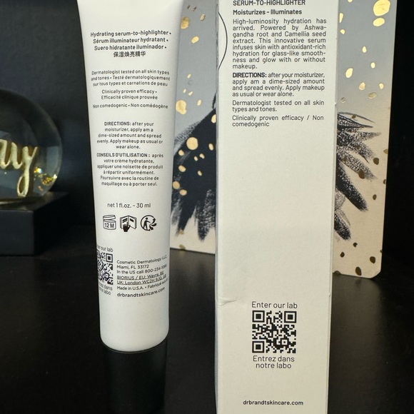 Dr. Brandt Dr. B Lab Hydrating Serum-To-Highlighter 1fl.oz./30ml Full Size $65 - Picture 3 of 3